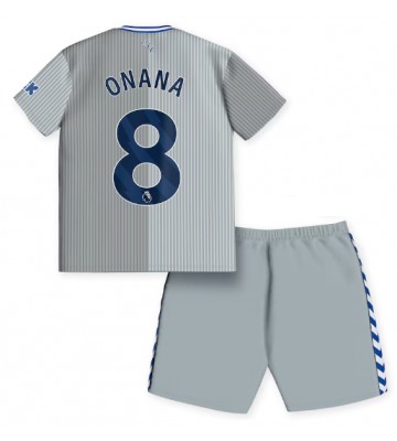 Everton Amadou Onana #8 Tredje Kläder Barn 2023-24 Kortärmad (+ Korta byxor)